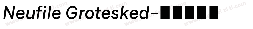 Neufile Grotesked字体转换